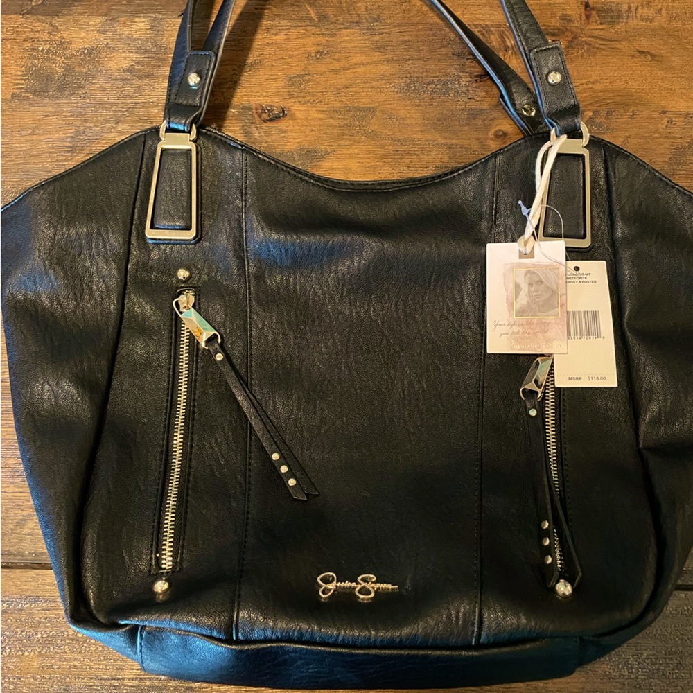 Jessica Simpson Kinsey 4 Poster purse- color in meteorite